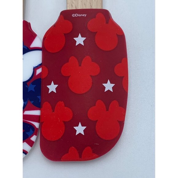 Disney Mickey and Minnie Mouse Patriotic 4 Pack Mini Spatula Set - Picture 6 of 10